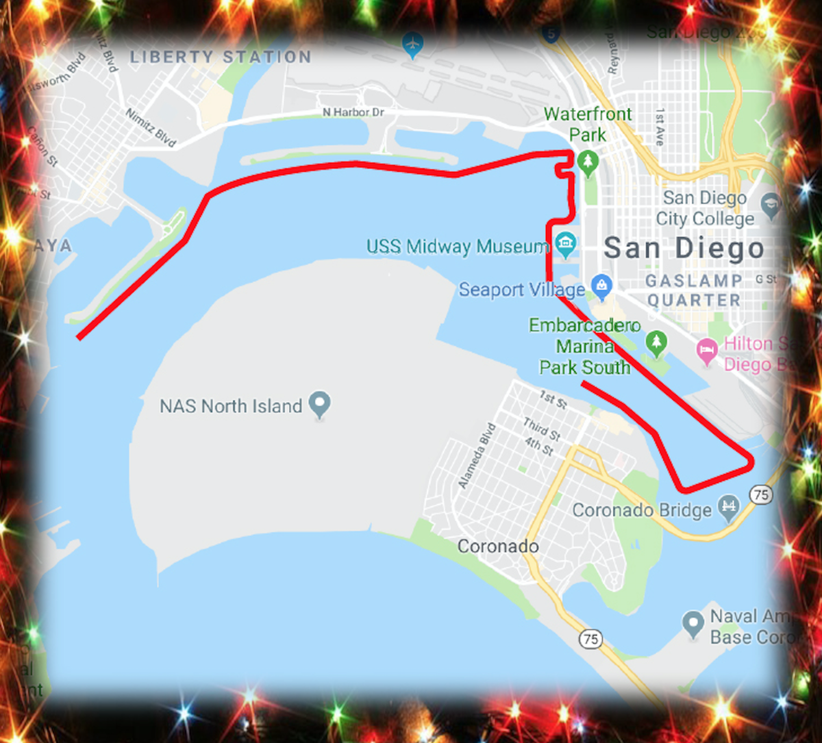 Parade Schedule & Route San Diego Bay Parade of Lights